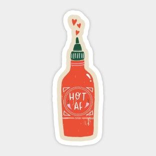 Hot AF Sticker